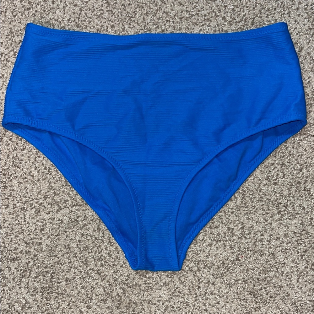 NWOT Old Navy High-Waist Ribbed Bikini Bottom